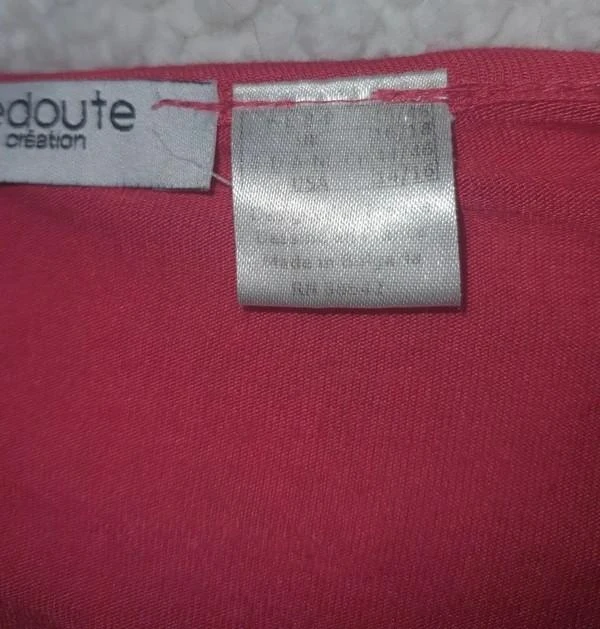 Top drapé rose manches longues La Redoute 44 - 2XL – photo 10